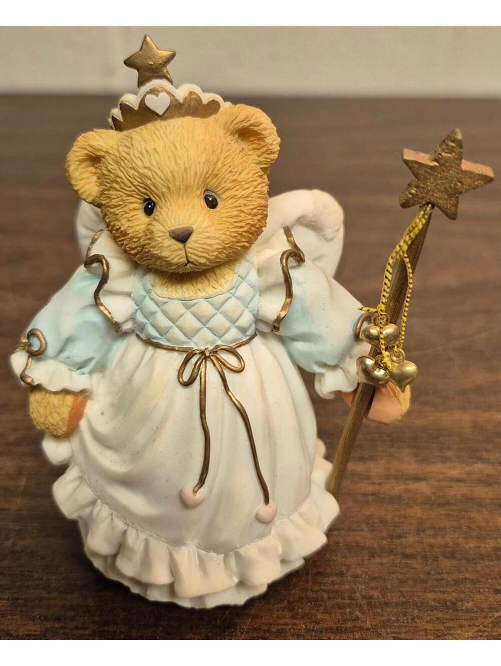 Cherished Teddies Kittie Figurine - 'You Make Wishes Come True'